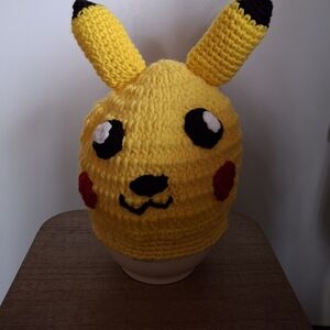Yellow Pikachu Inspired Kids Hat